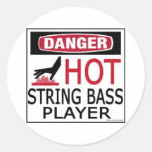 Hot String Bass Player
