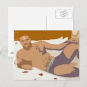 Hot Stud 4 Briefkaart (Voorkant / Achterkant)