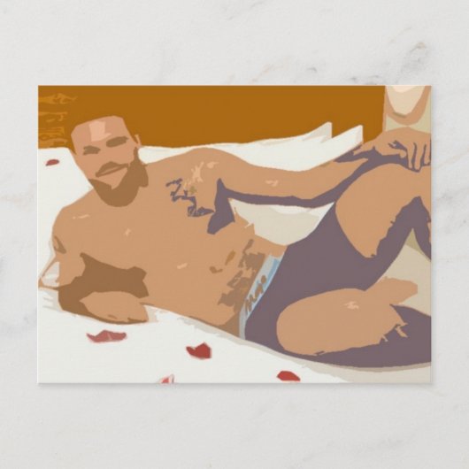 Hot Stud 4 Briefkaart (Voorkant)