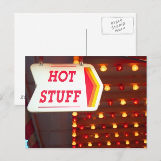 Hot Stuff Briefkaart (Voorkant / Achterkant)