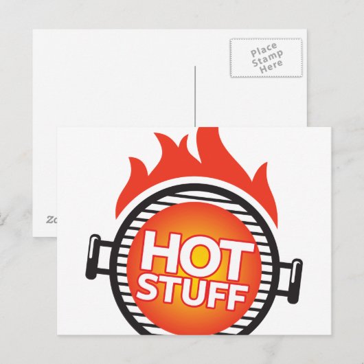 Hot Stuff Briefkaart (Voorkant / Achterkant)
