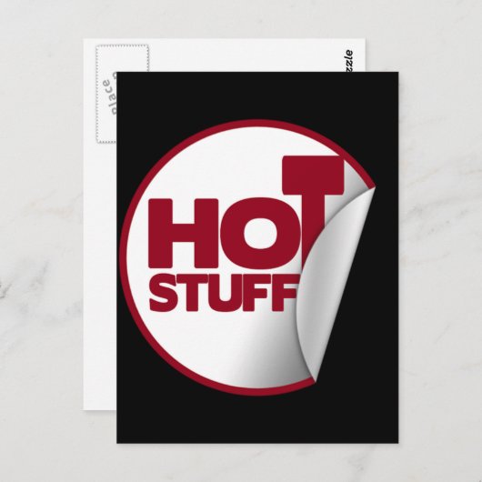 Hot Stuff Briefkaart (Voorkant / Achterkant)
