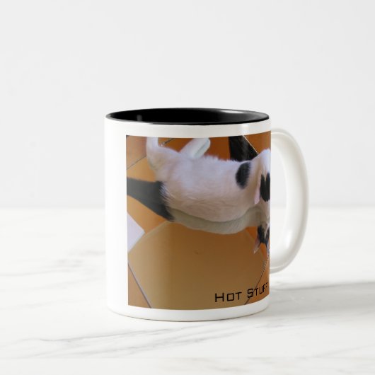 Hot Stuff Bun Tweekleurige Koffiemok (Voorkant rechts)