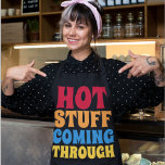Hot Stuff Coming Through Humor Schort<br><div class="desc">Hot Stuff Coming Through Humor apron from Ricaso</div>