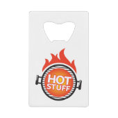 Hot Stuff Creditkaart Flessenopener (Voorkant)