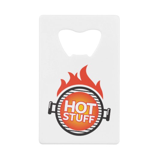 Hot Stuff Creditkaart Flessenopener (Voorkant)