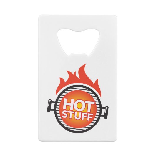 Hot Stuff Creditkaart Flessenopener (Achterkant)