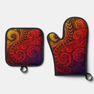 Hot Stuff Doodle Keuken Ovenwant & Pannenlap Set