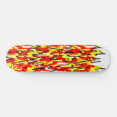 Hot Stuff Fire en Flames Illustrated Design Persoonlijk Skateboard (Horizontaal)