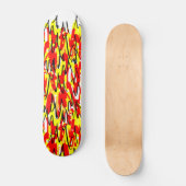 Hot Stuff Fire en Flames Illustrated Design Persoonlijk Skateboard (Voorkant)