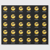 Hot Stuff Funny Sun Pun Dark BG Cadeaupapier (Vlak)