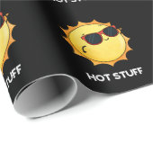 Hot Stuff Funny Sun Pun Dark BG Cadeaupapier (Rol Hoek)
