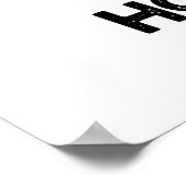 Hot Stuff Funny Sun Pun Poster (Hoek)