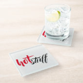 Hot Stuff Glazen Onderzetter (Schuin)