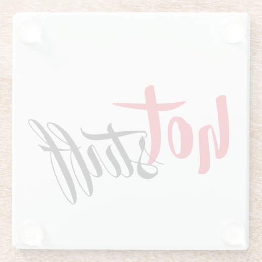 Hot Stuff Glazen Onderzetter (Achterkant)