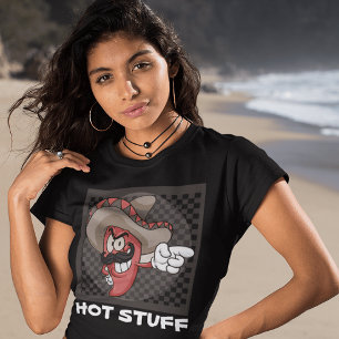 HOT STUFF GRAPPIG MEXICAANS PEPER HOTTIE T-SHIRT