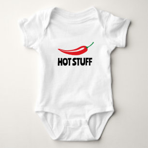 Hot Stuff grappig pittig heet rode cayenne chili p Romper