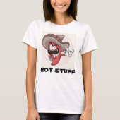 HOT STUFF GRAPPIG PUN T-SHIRT (Voorkant)
