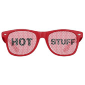 HOT STUFF GRAPPIGE FEESTZONNEBRIL RETRO ZONNEBRIL (Voorkant)