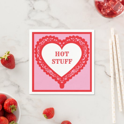 Hot Stuff Hearts Papier servet (Insitu)