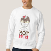 HOT STUFF Ice Cream Hot Fudge Sundae Sweatshirt (Voorkant)