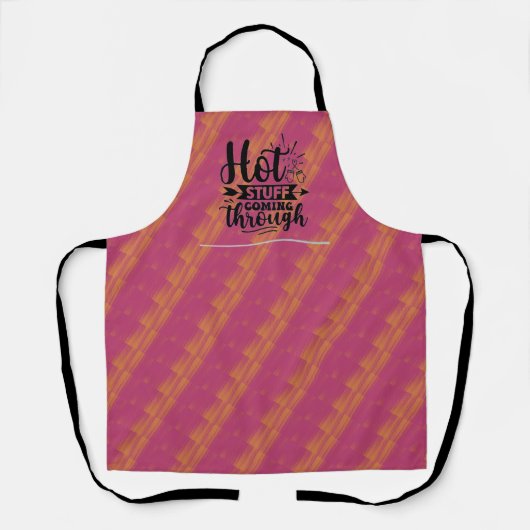 “Hot Stuff” Middelgroot formaat Schort (Voorkant)