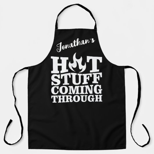 Hot Stuff onderweg Schort (Voorkant)