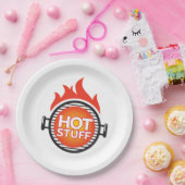 Hot Stuff Papieren Bordje (Feest)