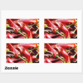 Hot Stuff Rechthoekige Sticker (Vel)