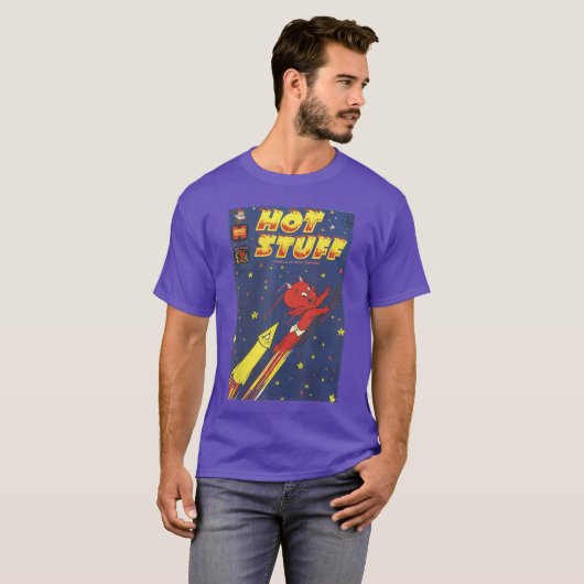 Hot Stuff Stary Comic Cover funny T-shirt (Voorkant volledig)
