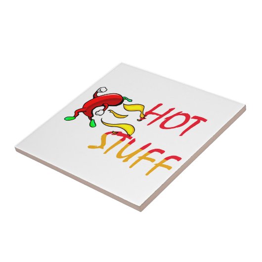 Hot Stuff Tegeltje (Zijkant)