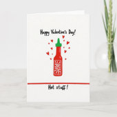 Hot Stuff Valentines Card Kaart (Voorkant)