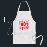 Hot stuff vlammen in ROOD Standaard Schort<br><div class="desc">Hot stuff vlammen in ROOD</div>