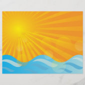Hot Summer Background Flyer (Voorkant)