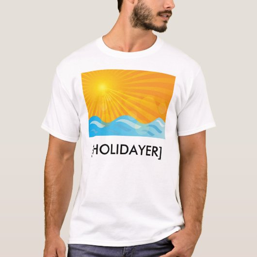 Hot Summer Background T-shirt (Voorkant)