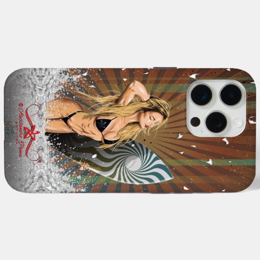 Hot Summer Case-Mate iPhone Case (Achterkant (horizontaal))