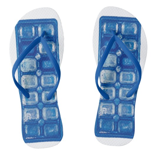 Hot Summer Ice Cube Tray Teenslippers (Voetbed)
