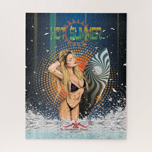 Hot Summer Legpuzzel (Verticaal)