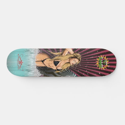 Hot Summer Persoonlijk Skateboard (Horizontaal)