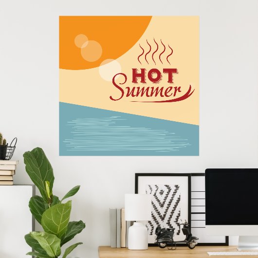 Hot Summer Poster (Thuiskantoor)
