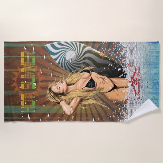 Hot Summer Strandlaken (Voorkant)