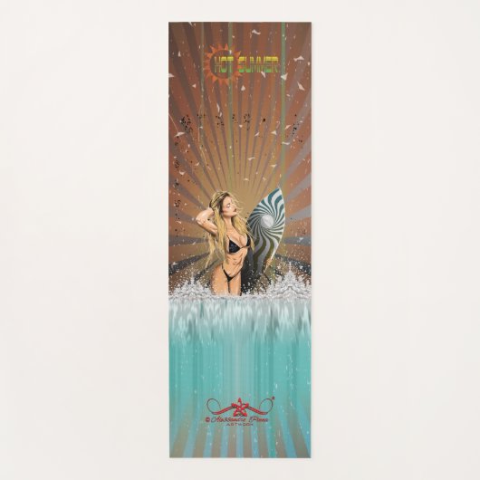 Hot Summer Yogamat (Voorkant)