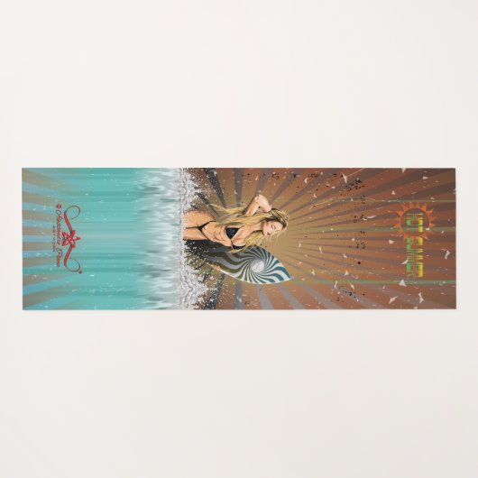 Hot Summer Yogamat (Achterkant (horizontaal))