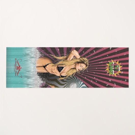 Hot Summer Yogamat (Voorkant (horizontaal))