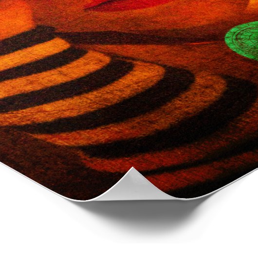 Hot-Sun afdrukken Poster (Hoek)