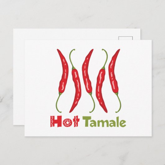 Hot Tamale Briefkaart (Voorkant / Achterkant)