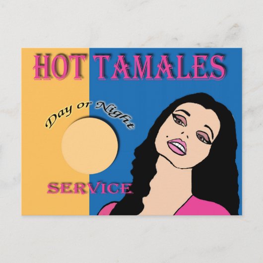 Hot Tamales Briefkaart (Voorkant)