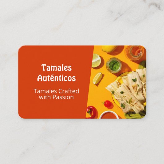 Hot Tamales Visitekaartje (Voorkant)