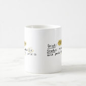 Hot Tea, Iced Tea, Illustration Mug Koffiemok (Center)