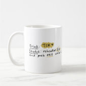 Hot Tea, Iced Tea, Illustration Mug Koffiemok (Links)